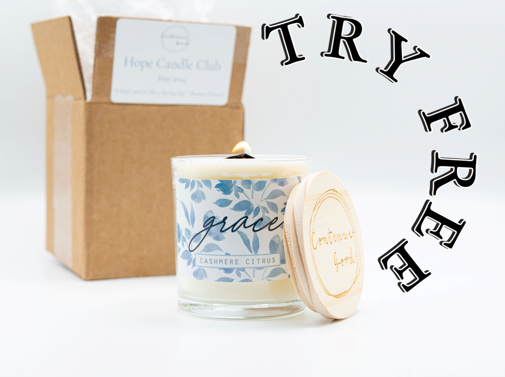 FREE Trial of Candle Club + $25 Gift Card + FREE Regular Candle - Candle of the Month Club Subscription